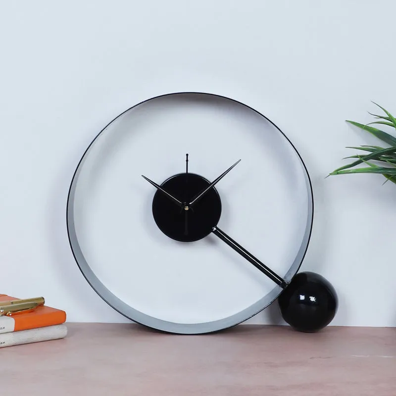 MonoTime Analog Table Clock - Black media 1