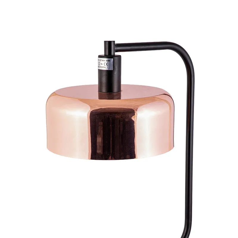 AarviDecor Trenton Accent Metal Table Lamp - Copper media 5