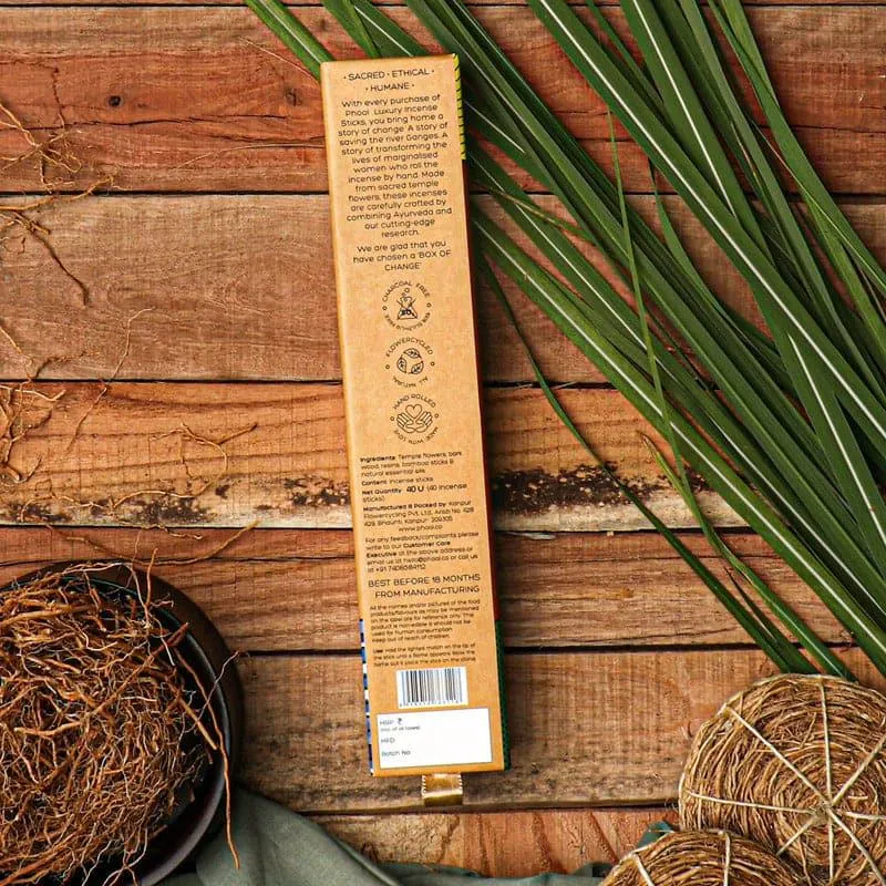 Phool Natural Incense Stick (Vetiver) - Set Of Forty media 3