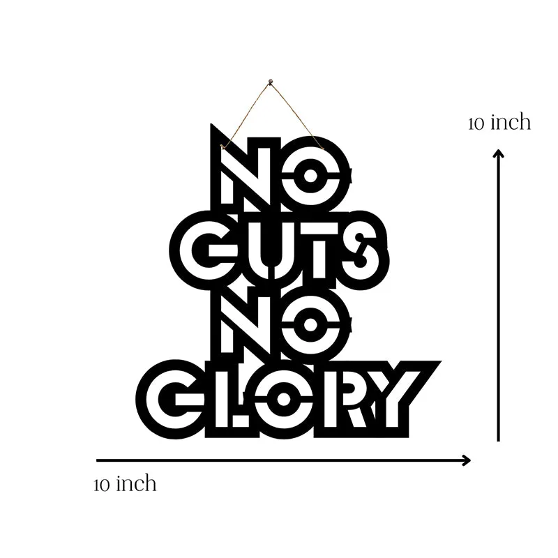 No Guts No Glory Mild Steel Wall Accent media 5