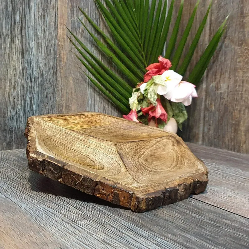 Hexa Mango Wood Serving Platter media 6