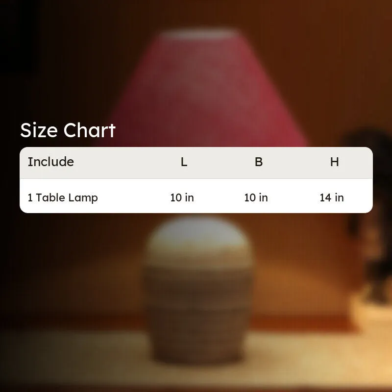 Lumexa Cotton Table Lamp With Wooden Base - Pink media 10