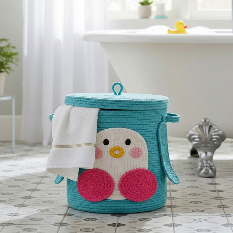 Polar Penguin Cotton Storage Basket