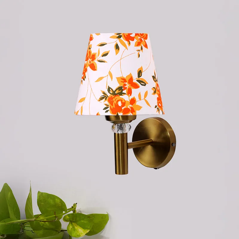 Garden Lights Steel & Cotton Wall Lamp - Orange media 3
