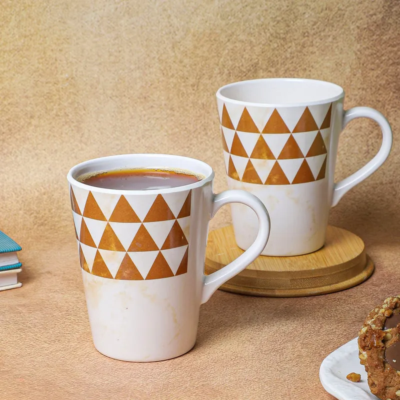 Mivano Melamine Coffee Mug (400 mL Each/Brown) - Set of Two media 1