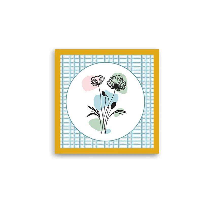 Petal Pastels Wall Art with Gold Frame media 3