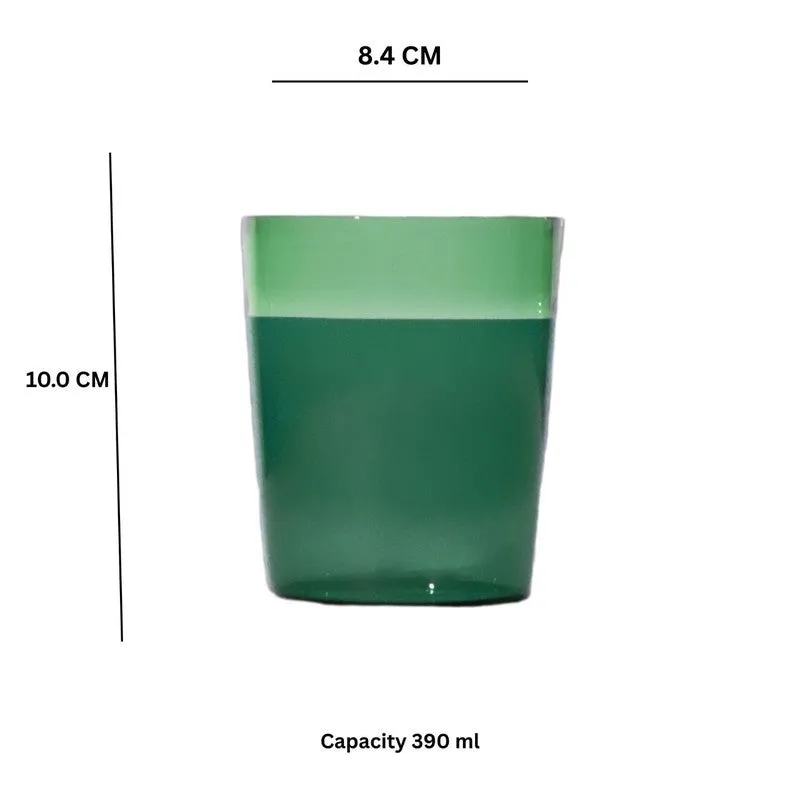 Frost Mint Tumbler Glass(310 mL) - Set Of Two media 6