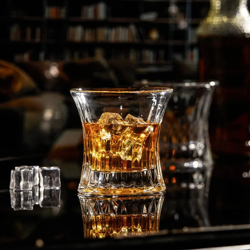 Sandtimer Crystal Whiskey Glasses (210 mL Each) - Set Of Two media 3