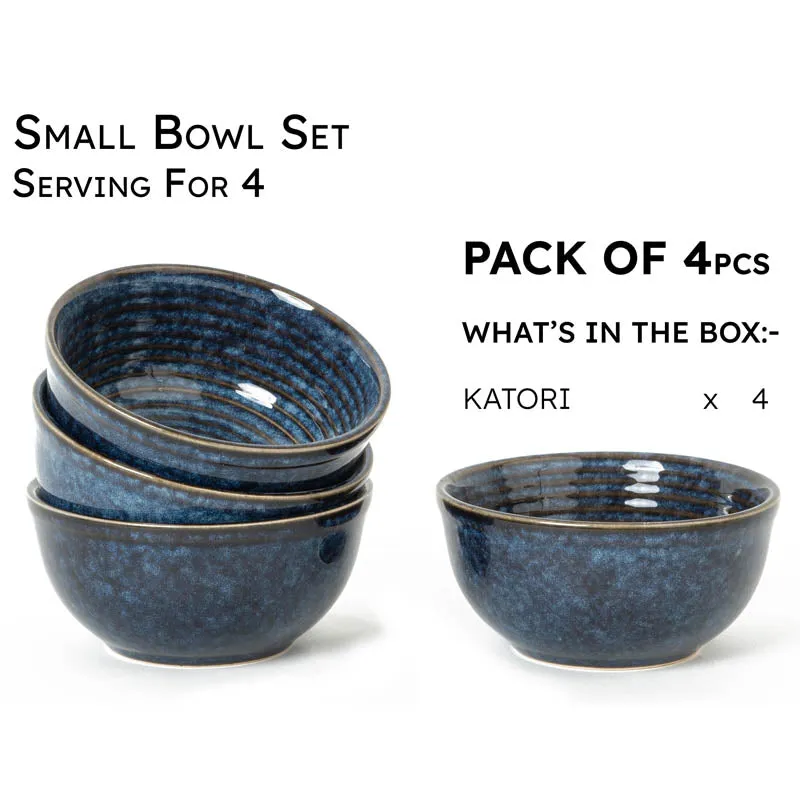 Meghneel Handmade Serving Bowl(160 ML) - Set of Four media 3