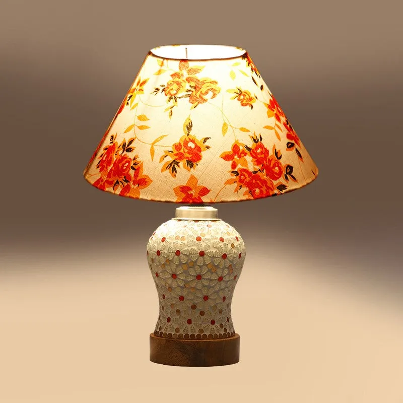 Harmyra Fleur Cone Wooden Table Lamp - Multicolor media 7