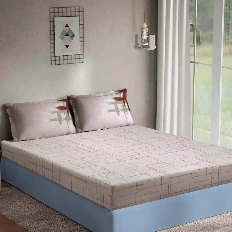 Snooze Safari Cotton Bedsheet - 400 TC media 5