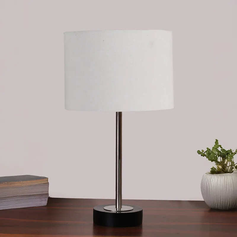 Cotin I Rodin Wooden Table Lamp - Grey,Silver,Black media 3