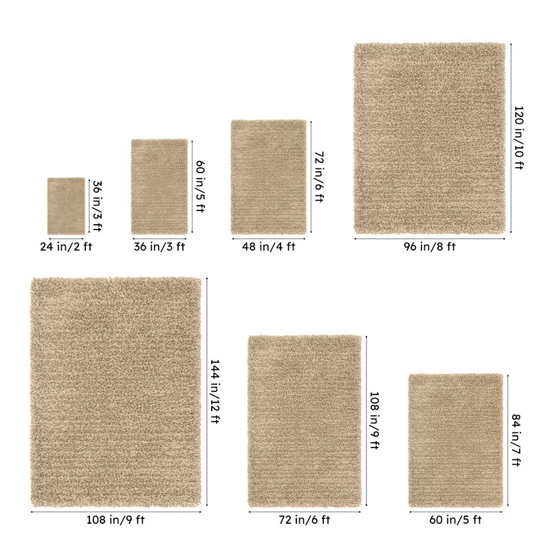 Table Tufted Woven Whisper Rug - Beige media 13
