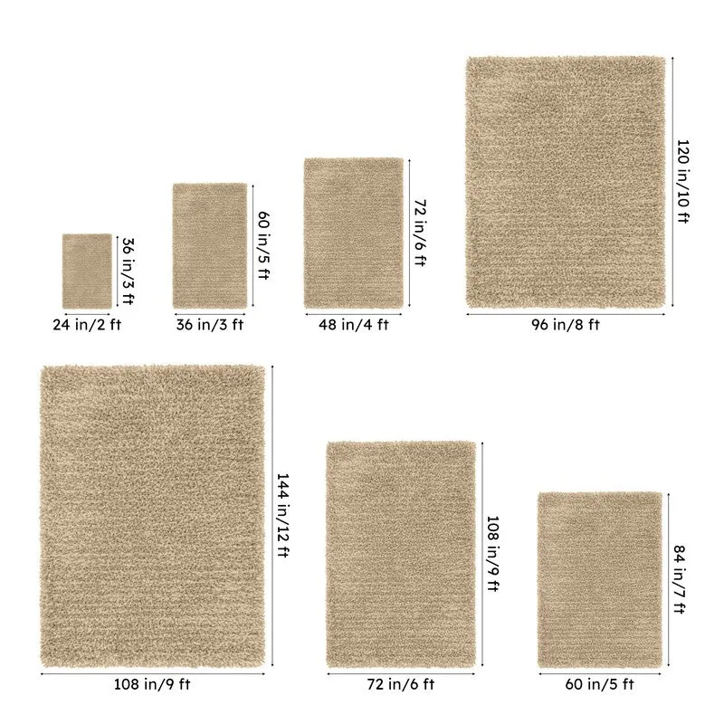 Table Tufted Woven Whisper Rug - Beige media 13