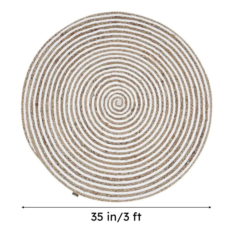 Enura Jute Round Jute Rug media 7