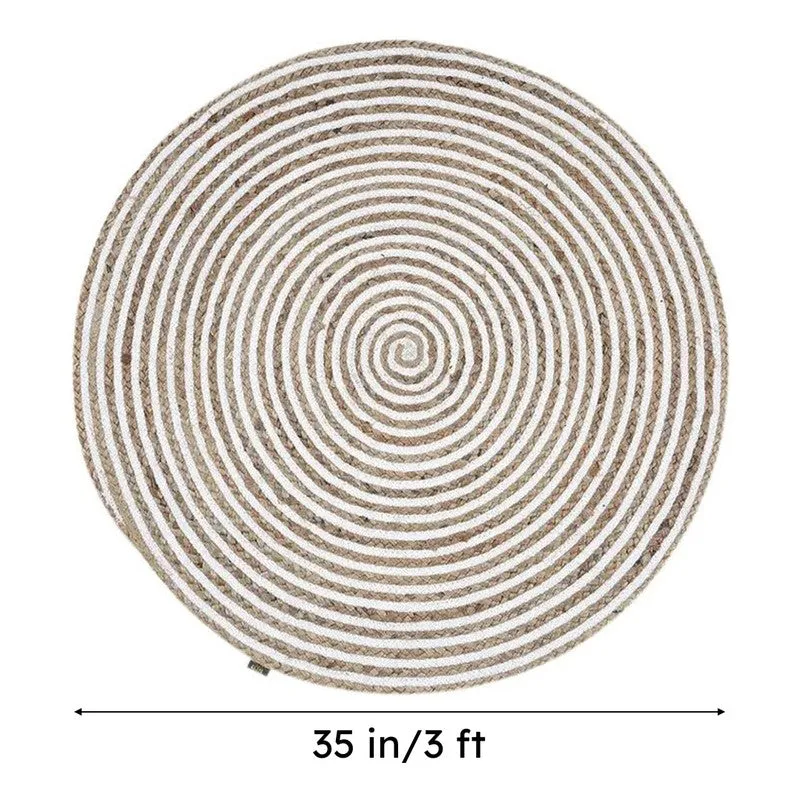 Enura Jute Round Jute Rug media 7