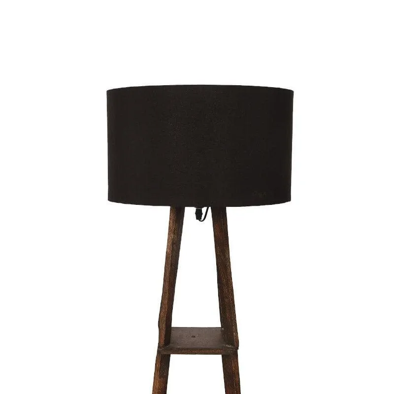 Seasa Wistera Floor With Shelf Lamp With Shelf - Black media 4