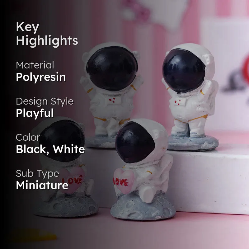 Astronaut Friends Showpiece - Set Of Four media 2