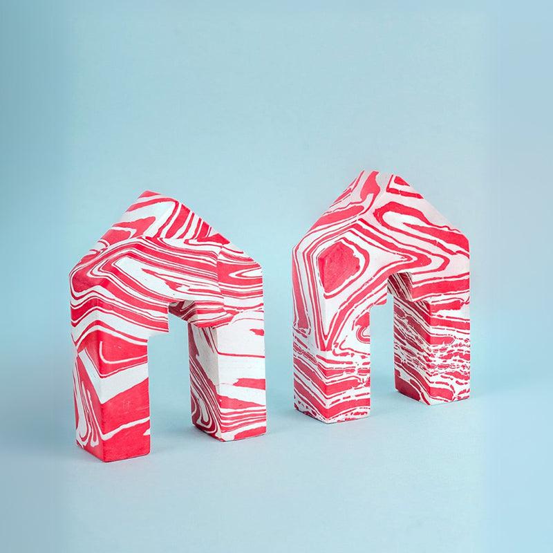 Candy Swirl Home Stone Bookend - Set Of Two image 3