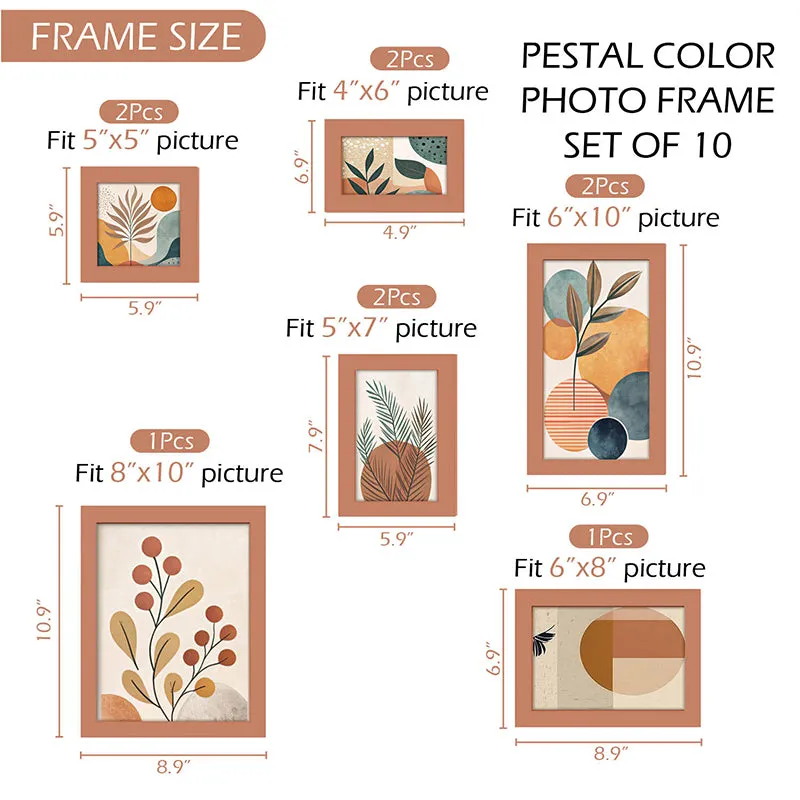 Momencia Photo Frame (Peach) - Set Of Ten media 9