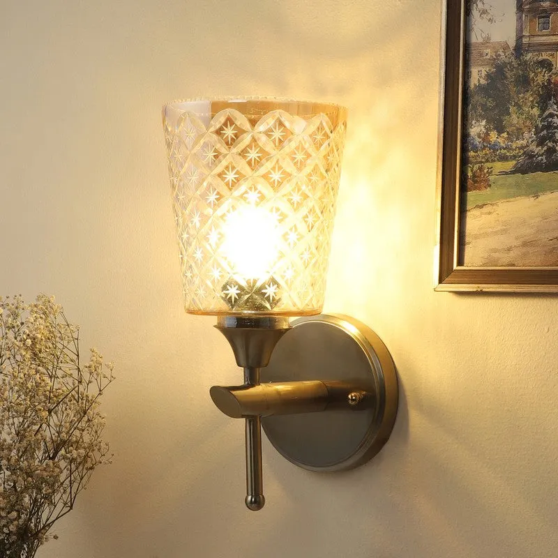 Serelis Elegant Glass Wall Lamp media 1