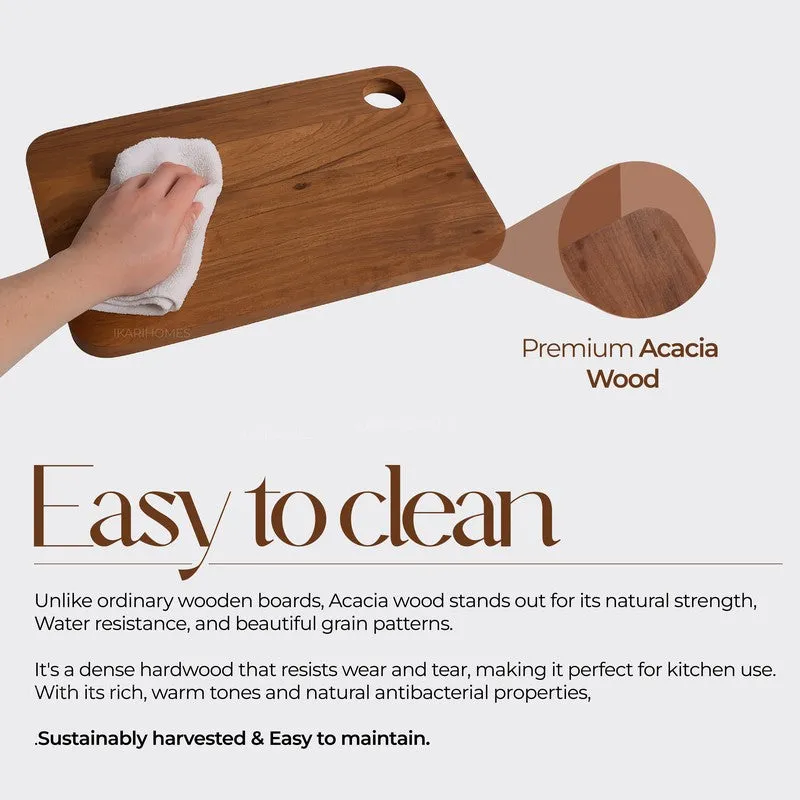 Zevricon Boho Acacia Wood Chopping Board media 6