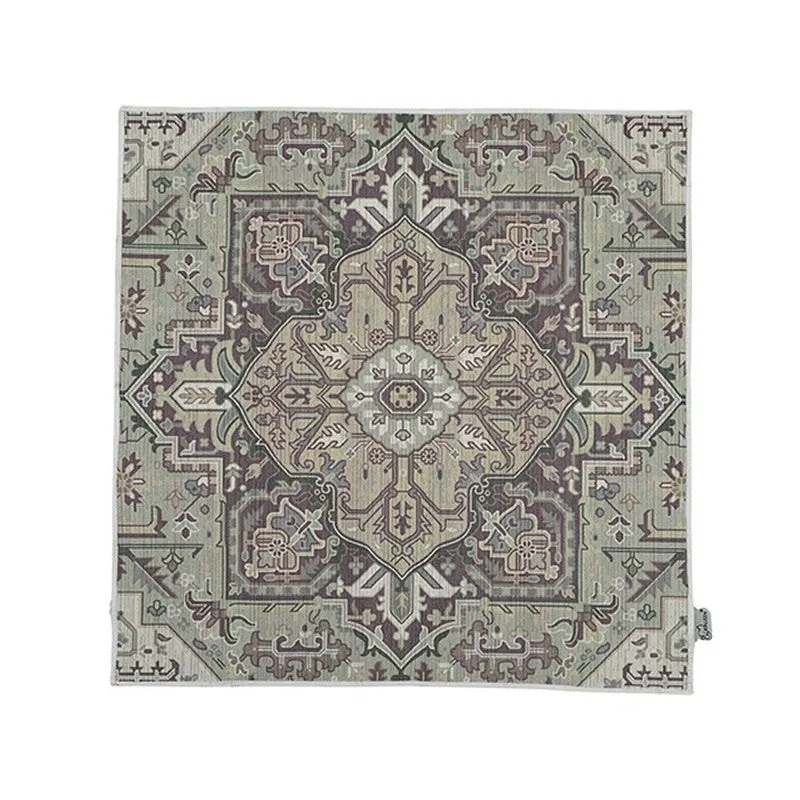 Mehrab Royal Prayer Mat (Black,Grey) - 550 GSM media 3