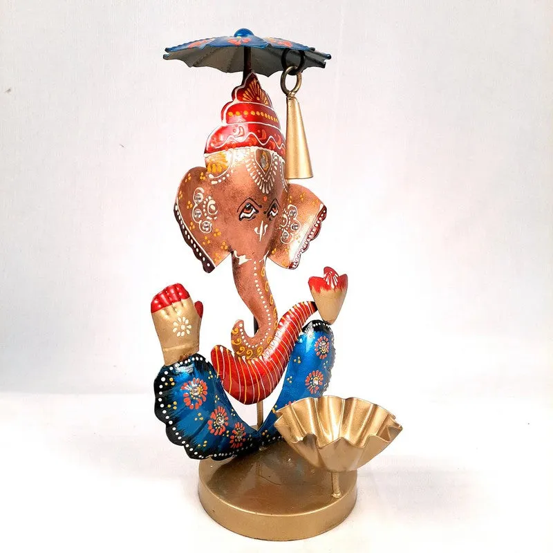 Divine Ganesh Aura IronTealight Candle Holder media 6