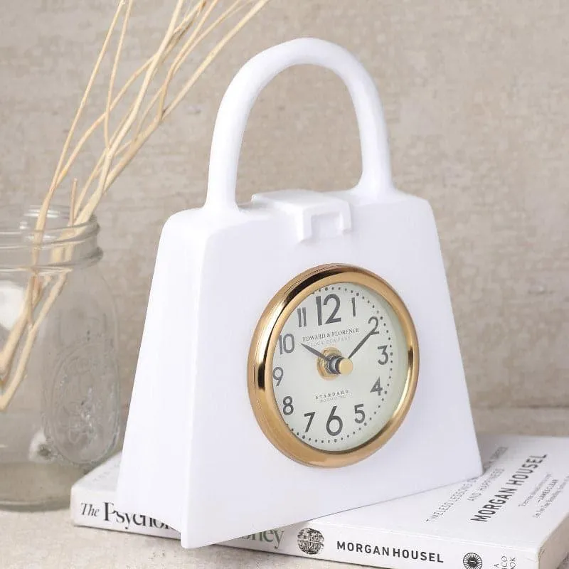 Shopping Show Table Clock - White media 1
