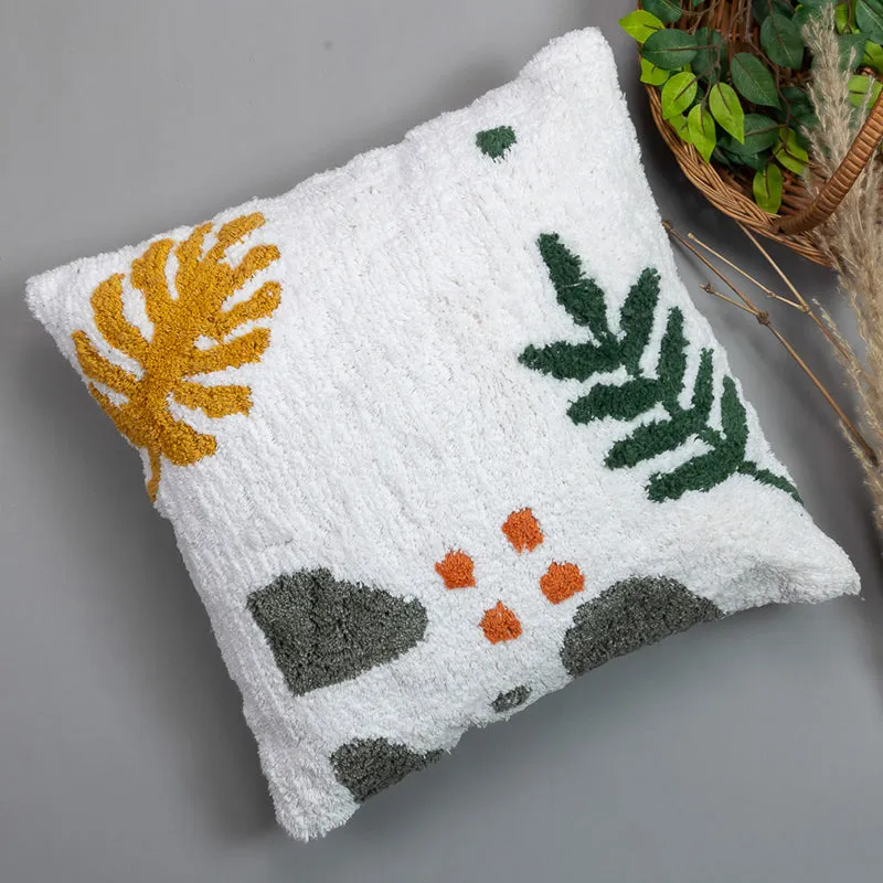 Ferna Tufted Cushion Cover - White media 5