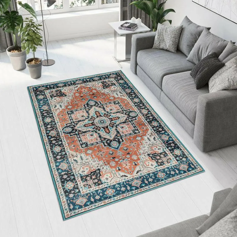 Remiel Velvet Rectangle Anti-Skid Carpet media 3