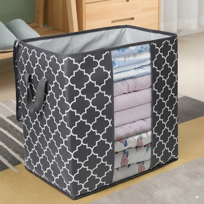 SpaceSaver Foldable Box (Grey)