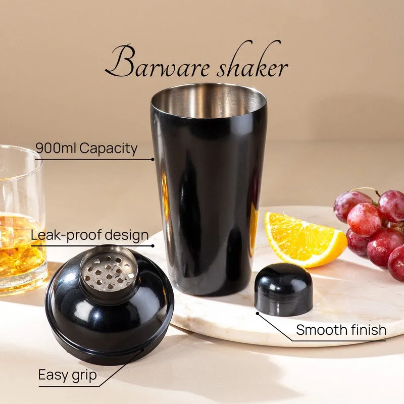 Shadow Blend Stainless Steel Cocktail Shaker - 500 ML media 3