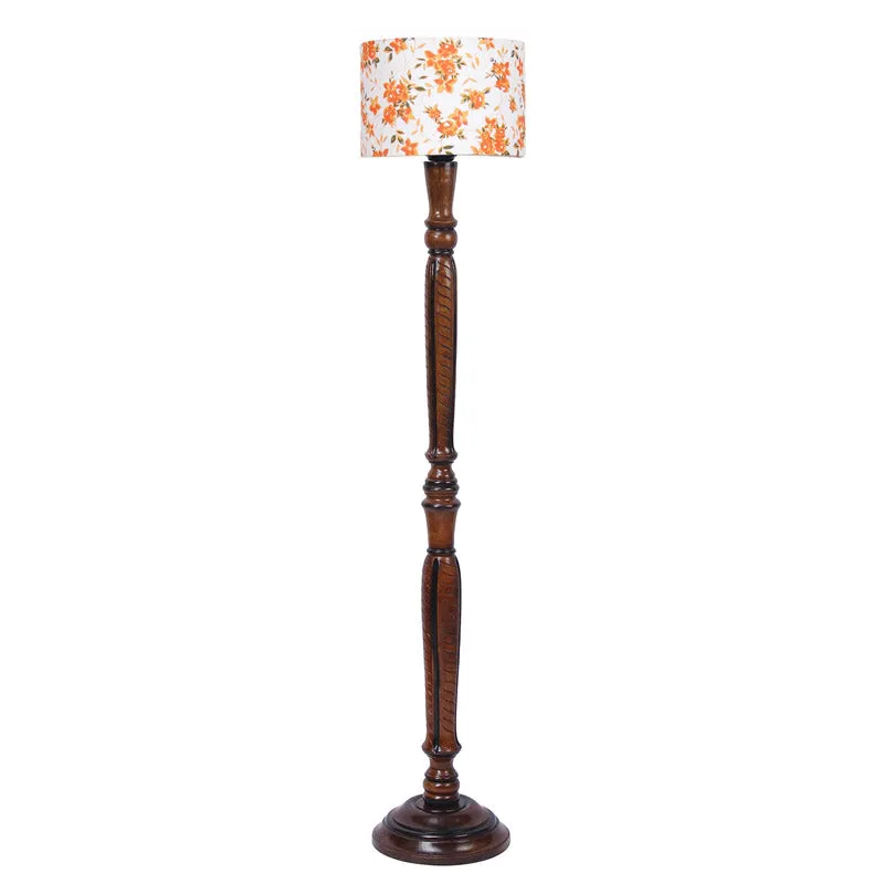 Ibis Biya Vintage Wooden Floor Lamp media 5