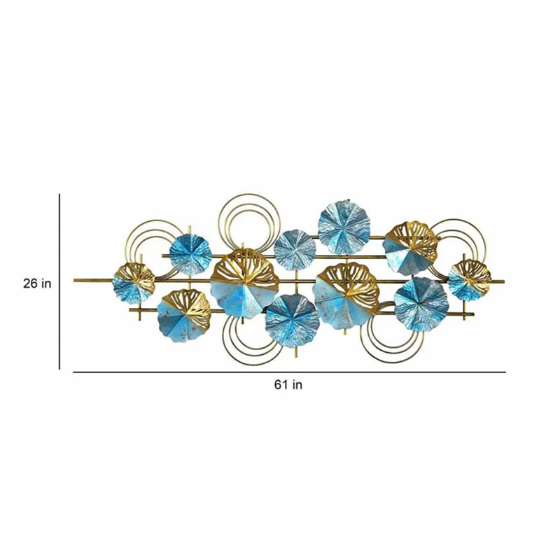 Gilded Blue Iron Wall Accent media 7