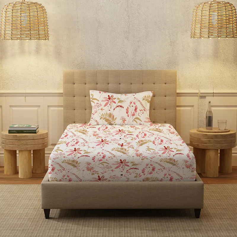 Urban Space Florvia Cotton Bedsheet (Multicolor) - 200 TC media 3