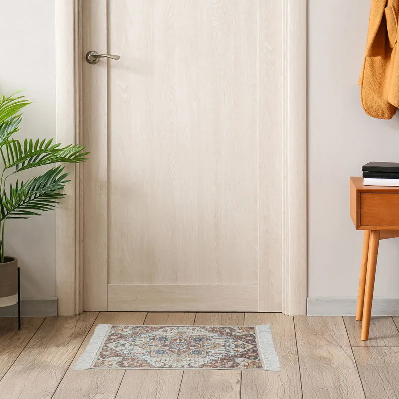 Oryth Cotton Door Mats - Brown media 5
