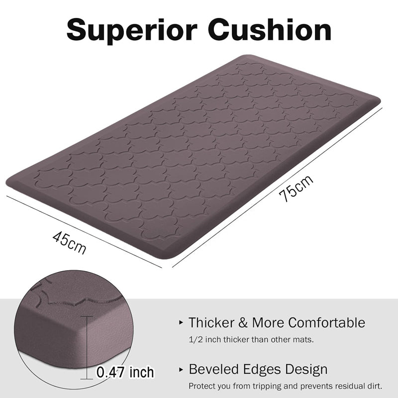 Medina Step Anti Skid PVC Anti-Fatigue Mat - Coffee media 4
