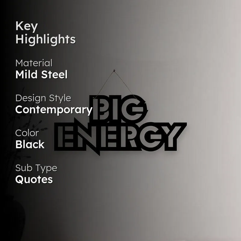 Big Energy Mild Steel Wall Accent media 2