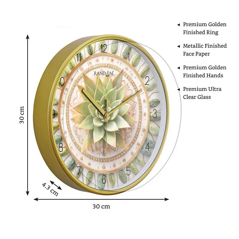 Fern Flow Analog Wall Clock media 8