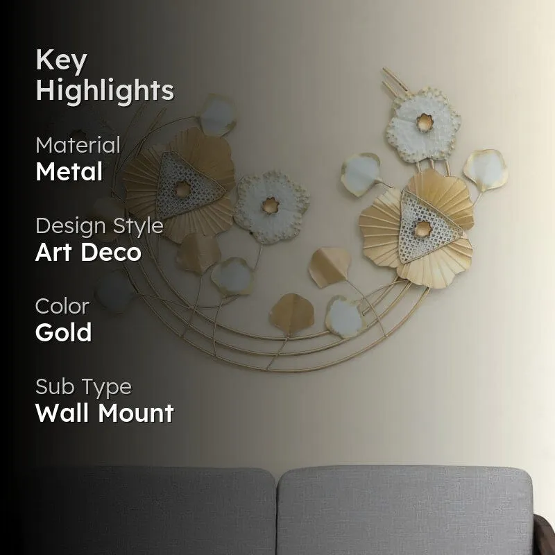 Tula Floral Metal Wall Accent media 2