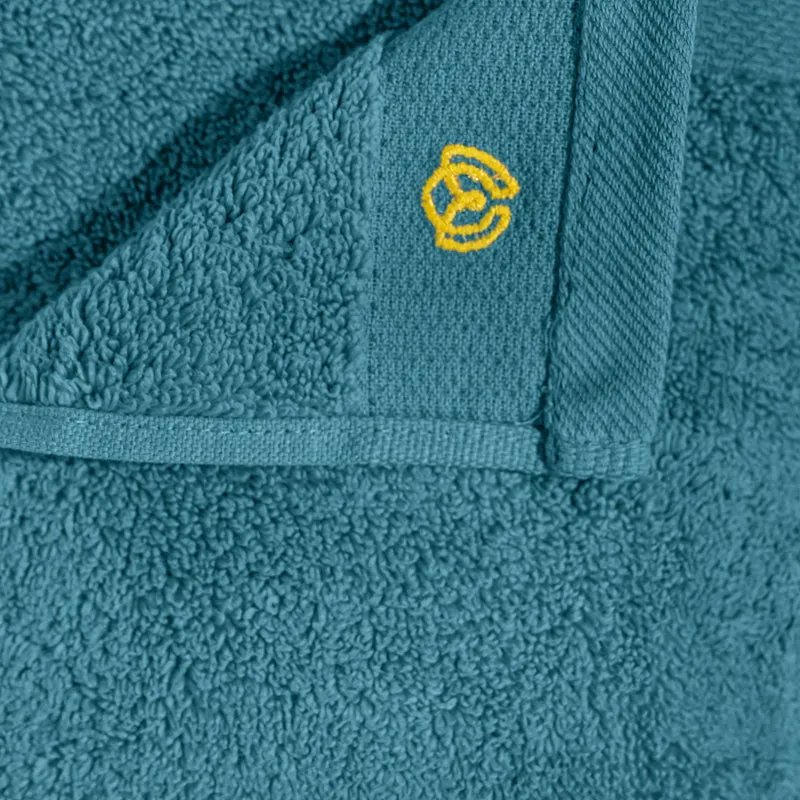 Micro Cotton Soft Serenity Solid Hand Towel (Blue) - Set Of Two media 6