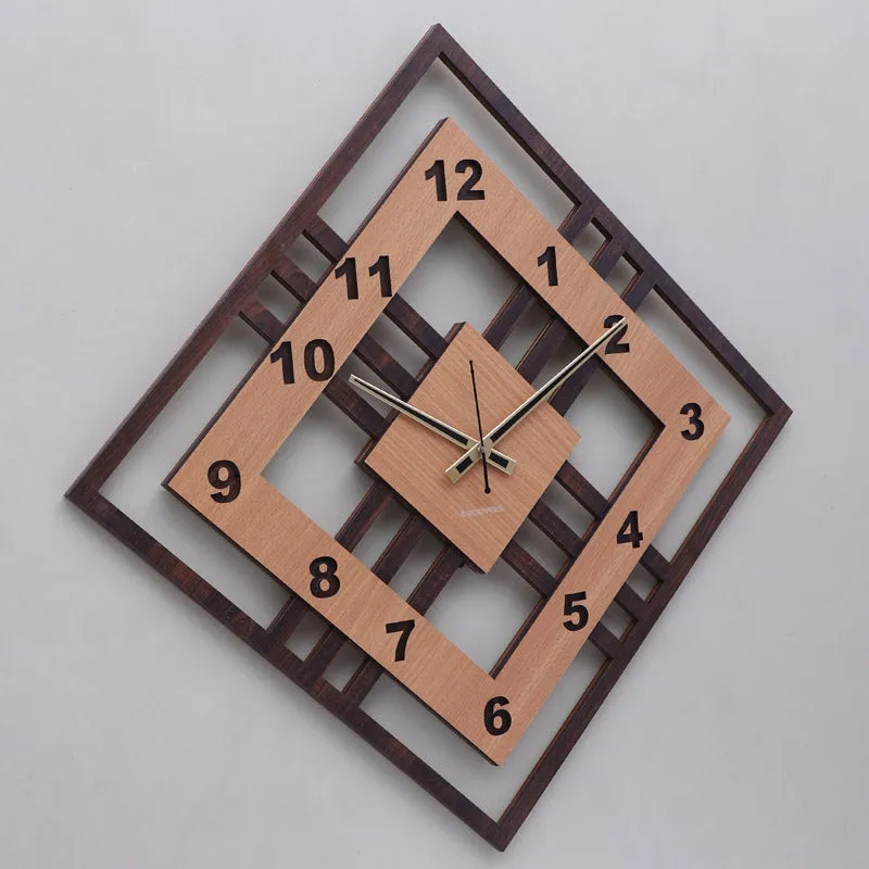Alena Rhombus Wall Clock media 4