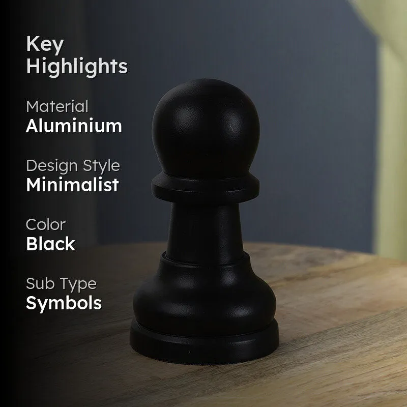 Pawn Metal Showpiece - Black media 2