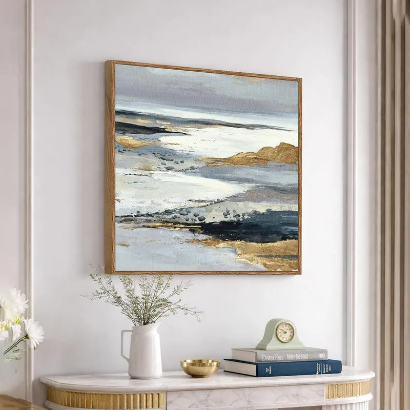 Peaceful Shores Canvas Wall Art With Frame media 5