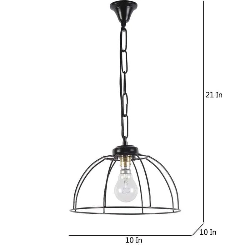 Inverted Umbrella Metal Ceiling Lamp media 7