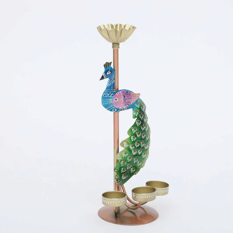 Mayura Triad Tea Light Holder media 1