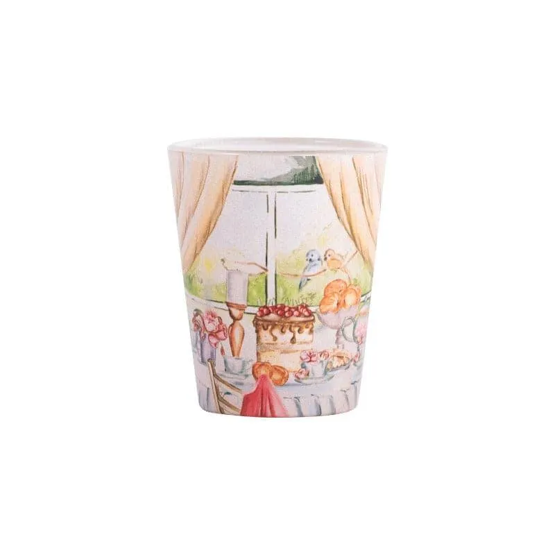 English Tea Party Frosted Shot Glass (30 ml) - Set Of Four media 4