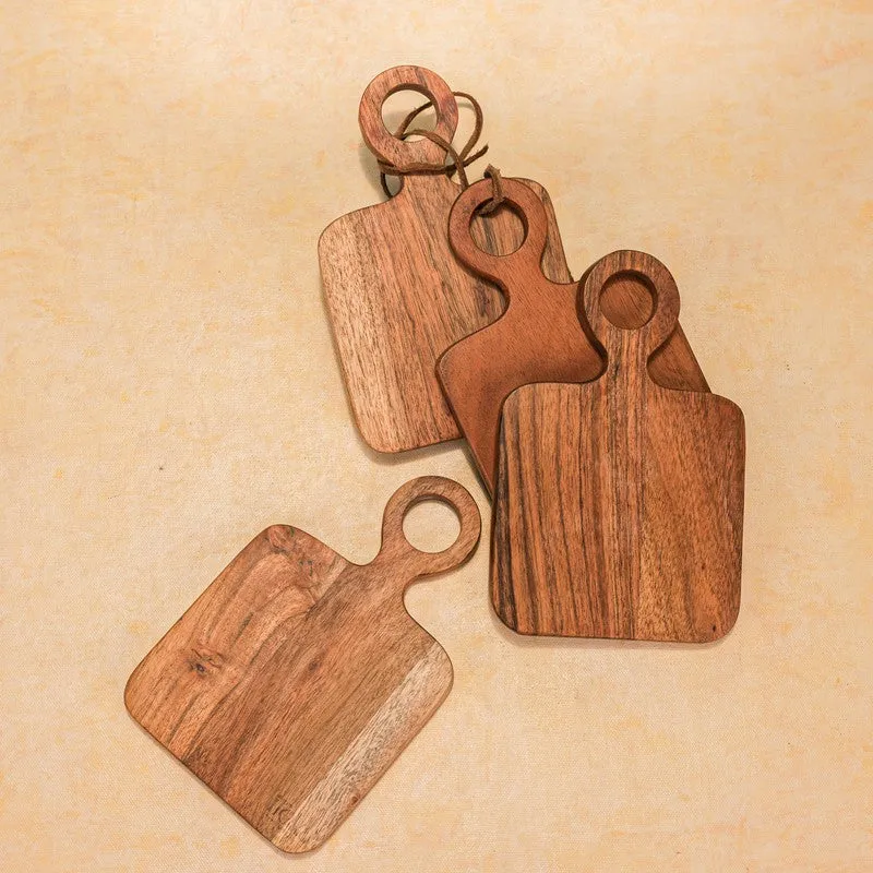 UrbanTable Wood Platter - Set of Four media 3