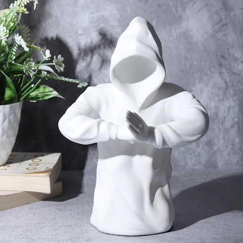 Hooded Ronin Showpiece - White media 1